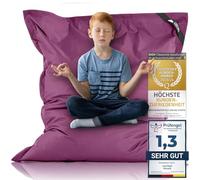 Lazy Bag® Puf Gigante XL 160x120 cm - Beanbag Interior y Exterior | 250 L de relleno EPS fabricado en Alemania - funda de nylon lavable - apto para niños y adultos
