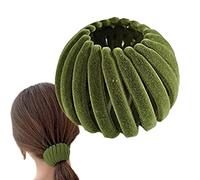 Lazy Bird's Nest Plato Horquilla, Coletero Extensible Clip - Soporte retráctil para coletas de caballo, hebillas de horquilla, hacer moños, accesorios para mujeres y