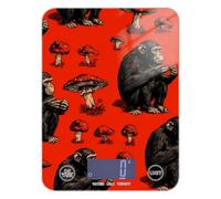 Lazy Carnivore Chimpancé Shroom - Báscula portátil impermeable para alimentos, 11 libras/0 18 onzas, 5 kg/5 g, báscula de cocina digital con 4 unidades para pérdida de peso (pilas no incluidas)