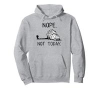 Lazy Cat Nope, Hoy no es Divertido, Amante de los Gatos, ama a los Gatos, Gato Divertido Sudadera con Capucha