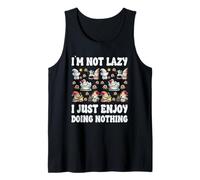 Lazy Dad Gnomes I`m Not Lazy I Just Enjoy Doing Nothing Camiseta sin Mangas