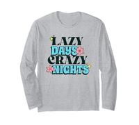 Lazy Days Crazy Nights (Declaración de Vacaciones de Verano) Manga Larga