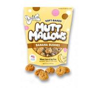 Lazy Dog Cookie Co. Banana Buddies Mutt Mallows Golosinas para Perros al Horno, 5 oz.