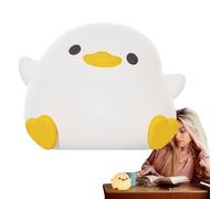 Lazy Duck - Luz nocturna de silicona con temporizador, luz nocturna para niñas, recargable, luz de sensor para la familia, varios festivales