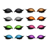 Lazy Eye Shadow Eyelash Patch, 8 Pairs, 3-in-1, Reusable, Ultra Light and Easy to Apply, No Glue Needed, Natural Look and Long Lasting, 3D Cat Eye Lashes False Eyelashes (8 pares)