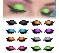 Lazy Eye Shadow Eyelash Patch, Repairig Eye Shadow Eyelash Patch, Lazy Eyelashes Stickers, EyeShadow, Eyeliner, Double Eyelids, Waterproof Stain-Proof, Not Easy to Fall Off, Can be Cut (1 Set)