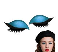 Lazy Eye Shadow - Parche de pestañas para sombra de ojos, calcomanías de maquillaje, plantillas de maquillaje para todas las formas de ojos, para baile de graduación, cosplay