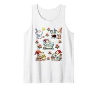 Lazy Gnomes Graphic For Women And Men For Happy Retirement Camiseta sin Mangas