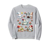 Lazy Gnomes Graphic For Women And Men For Happy Retirement Sudadera