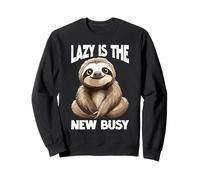 Lazy Is The New Busy Relaxed Productivity Puns Sudadera