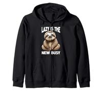 Lazy Is The New Busy Relaxed Productivity Puns Sudadera con Capucha