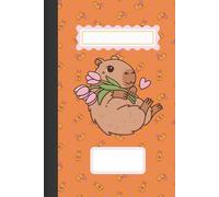 Lazy Legends - Burnt Orange Capybara Notebook: Fun pastel animal journal gift for doodlers, list-makers, and laid-back creatives