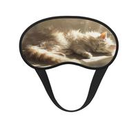 Lazy Little Cat - Máscara de ojos para dormir, máscara de ojos suave y cómoda, relajante con cero presión para los ojos vendados.