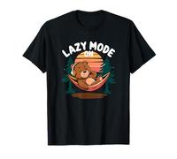 Lazy Mode On - Chill Bear Vibes Camiseta