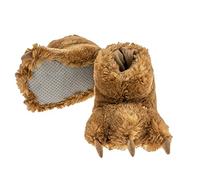 Lazy One Unisexo Brown Bear Paw Zapatilla Niño L