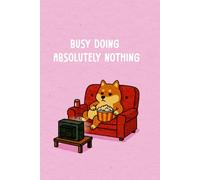 Lazy Shiba Inu Notebook - Pink Cover Dog Journal: 6x9 College Ruled Aesthetic Notebook for Girls, Teens & Dog Lovers