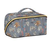 Lazy Shores chavo - Bolsa de cosméticos portátil con divisores para bolso vertical no empotrado