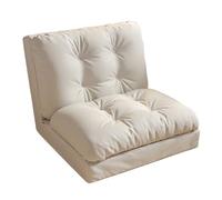 Lazy Sofa Chair, Beanbag Chair Tatami Bed Foldable Backrest Cushion, Floor Sofa Chair with Back Support For Meditation and Gaming