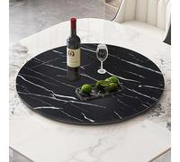 Lazy Susan - Bandeja de servir giratoria de 360° para mesa de comedor, plato giratorio silencioso para vidrio, madera y mármol, plato redondo para servir para entretenimiento
