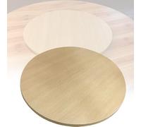 Lazy Susan - Bandeja giratoria de madera para servir de 90 cm, soporte redondo de 360°, para mesa de comedor, perfecto para fiestas y reuniones