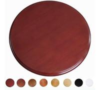 Lazy Susan giratoria 360° para cocina y comedor, bandeja de servicio de madera para mesa giratoria perfecta para fiestas y reuniones familiares
