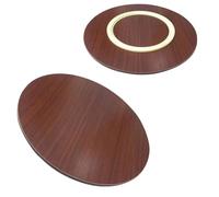 Lazy Susan - Plato giratorio de madera de 100 cm, giro suave de 360°, perfecto para cocina y mesa de comedor, ideal para fiestas y reuniones.