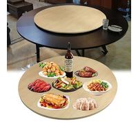 Lazy Susan - Plato giratorio para servir, bandeja redonda con rodamientos para un fácil acceso a los alimentos, rotación manual de 360°, ideal para restaurantes y uso doméstico