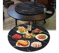 Lazy Susan - Plato giratorio para servir, bandeja redonda con rodamientos para un fácil acceso a los alimentos, rotación manual de 360°, ideal para restaurantes y uso doméstico