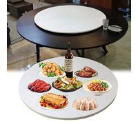 Lazy Susan - Plato giratorio para servir, bandeja redonda con rodamientos para un fácil acceso a los alimentos, rotación manual de 360°, ideal para restaurantes y uso doméstico