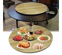 Lazy Susan - Plato giratorio para servir, bandeja redonda con rodamientos para un fácil acceso a los alimentos, rotación manual de 360°, ideal para restaurantes y uso doméstico