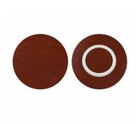 Lazy Susan - Tocadiscos de madera redonda de 50.8 cm/61.0 cm/71.1 cm/81.3 cm/91.4 cm/101.6 cm, bandeja giratoria de madera de teca para mesa de comedor, perfecta para fiestas, reuniones y restaurantes