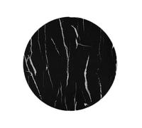 Lazy Susan - Tocadiscos grande para mesa de comedor, bandeja giratoria redonda de 31 pulgadas, plato de madera negra para el hogar, cocina, 18, 28, 36 pulgadas, opciones disponibles