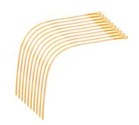 lazyfun 10 unids/set mosca línea de pesca cónica líder trenzado conectores de línea 20/30/50LB conector de pesca de líder cónico