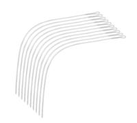 lazyfun 10 unids/set mosca línea de pesca cónica líder trenzado conectores de línea 20/30/50LB conector de pesca de líder cónico