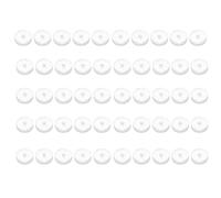 lazyfun 50 discos de silicona para piercing de curación para piercing de 7 mm, de silicona, para estabilizar los pendientes, talla única, como se describe, como se describe