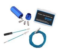 lazyfun Bicicleta Cable de Freno Herramienta de Enhebrado de Aleación de Aluminio para Bicicleta de Montaña y Carretera Con Manga de liberación Rápida Bicicleta Magnética Tubo de Freno Dispositivo de