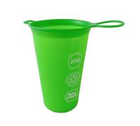 lazyfun Botella de agua para deportes al aire libre, bebidas sin alcohol, hervidor de agua, botella plegable, taza deportiva plegable, fácil de limpiar, exprimir botella de agua para deportes al aire