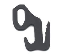 lazyfun Gancho de aleación de aluminio hebilla de cuerda fija mecanismo de sujeción flexible tensor Paracord cuerda de gancho duradera de aleación de aluminio