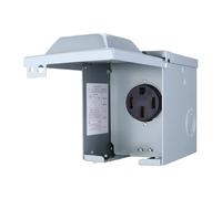 lazyfun Mecanismo de bloqueo seguro con función de carga de 50 A que evita el robo de acceso no autorizado y garantiza la seguridad durante largos períodos de estacionamiento en autocaravanas