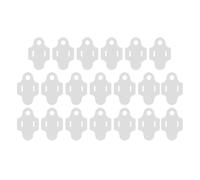 lazyfun Pack de 20 separadores para enchufe de luz navideña, compatible con diseños de 2 y 3 pines, protege contra cortes de energía, enchufes de luz festivos