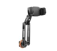 lazyfun Soporte de teléfono ajustable general con adaptadores de zapata fría y abrazadera de aluminio con base de tornillo 1/4 para cámaras réflex digitales, soportes para cámaras réflex digitales