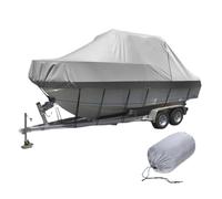 LazySof Cubierta impermeable para barco, tela Oxford 420D resistente y duradera, casco en V remolcable y protección de barco jumbo, 19 a 21 pies: 820 x 530 cm