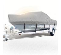 LazySof Funda Barco Impermeable Heavy Duty Tela Oxford 210D con Protección UV, Funda para Remolque con Hebillas Ajustable 11-27 Pies (ft),14to16ft