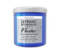 Lefranc Bourgeois Flashe acrílica, Pintura de Vinilo, Azul Fluorescente, 125ml Tube - Vinylfarbe