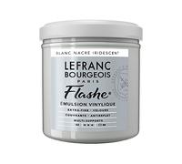Lefranc Bourgeois Flashe-Acrylfarbe acrílica, Pintura de Vinilo, Blanco Perla Iridiscente, 125ml Tube - Vinylfarbe