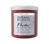 Lefranc Bourgeois Flashe acrílica, Pintura de Vinilo, Rojo Carmín, 125ml Tube - Vinylfarbe