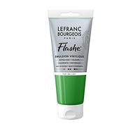 Lefranc Bourgeois vinilo Pintura Acrílica, extra fina color de vinilo para artistas, verde brillante, 80ml Tube - Vinylfarbe