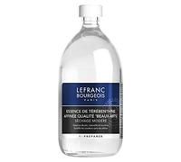 Lefranc Bourgeois Aceite de aguarrás purificado para pinturas al óleo en botella de 1 litro