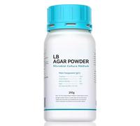 LB Agar Powder 250 Grams - Makes over 350 to 500 Agar Petri Dishes - Easy to Use - Better Than Nutrient Agar Powder for Petri Dishes