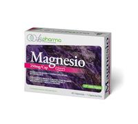 LB PHARMA - Magnesio 250 mg - Citrato de Magnesio de Alta Absorción - 30 Cápsulas | Apoyo Muscular y Nervioso | Relajación, Huesos y Descanso | 1 Cápsula/Día | Complemento Alimenticio 100% Vegano